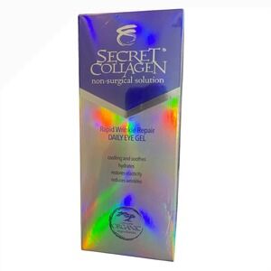 Secret Collagen Rapid Wrinkle Repair Daily Eye Gel 50ml 1.7oz Retinol Organic